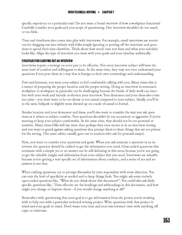 Open Technical Writing - New Page